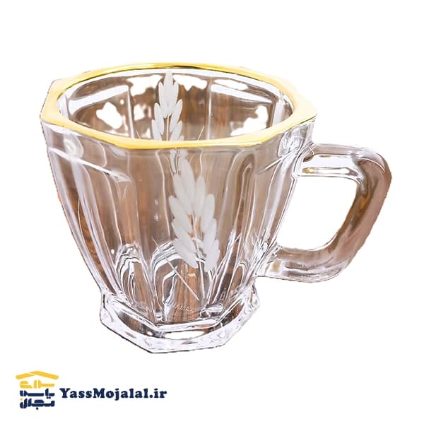 فنجان بلینک مکس استیج لب طلا b143