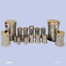 سرویس آشپزخانه 18 پارچه کمر باریک خطی زیتونی یونیک کد UN-4671 (پس کرایه) — تصویر ۲
