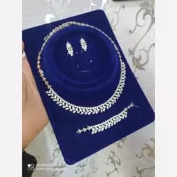 سرویس نقره ای طرح طلا سفید — تصویر ۵
