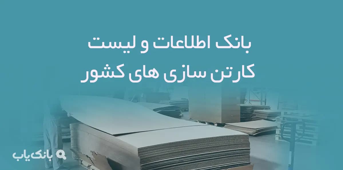 بانک اطلاعات و لیست کارتن سازی های کشور