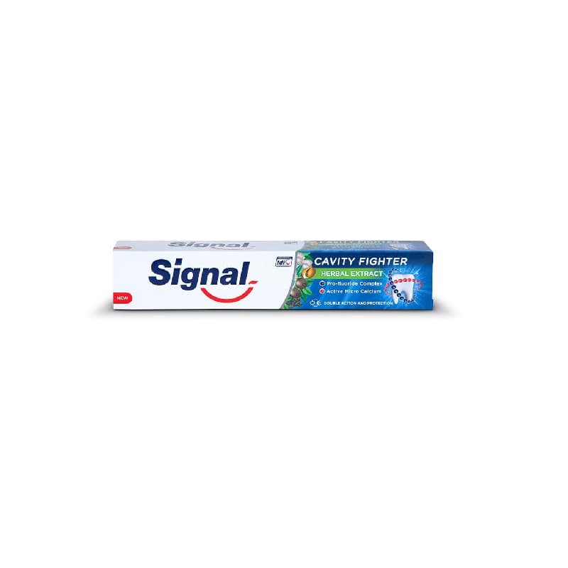 خمیر دندان سیگنال سری Cavity Fighter مدل Herbal Extractحجم 50 میلی لیتر