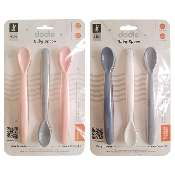 قاشق 3 عددی کودک دودیه Dodie (در رنگ بندی مختلف)