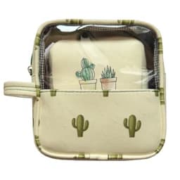 کیف لوازم آرایش زنانه مدل بندو طرح Cactus مجموعه 2 عددی — تصویر ۳