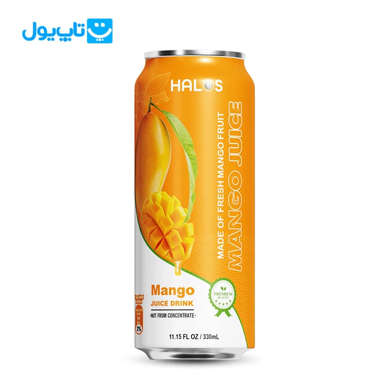 نوشیدنی هالوس Halos با طعم انبه حجم 330 میلی‌لیتر