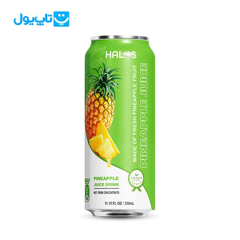 نوشیدنی هالوس Halos با طعم آناناس حجم 330 میلی‌لیتر