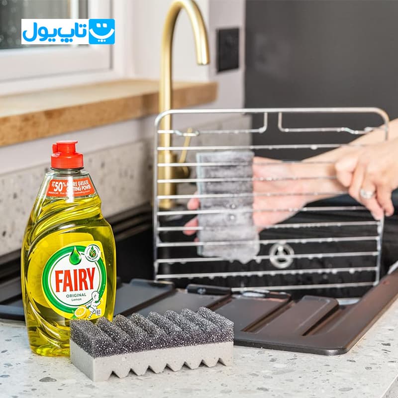 اسکاچ ظرفشویی فیری Fairy مدل Platinum مناسب تابه‌های گریل — تصویر ۴