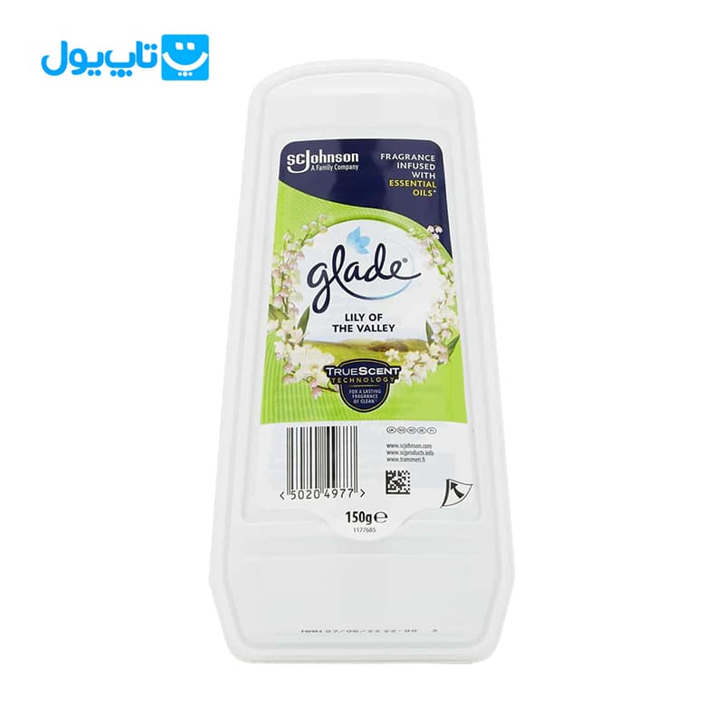 ژل خوشبوکننده هوا گلید Glade رایحه سنبل دره Lily of the Valley وزن 150 گرم