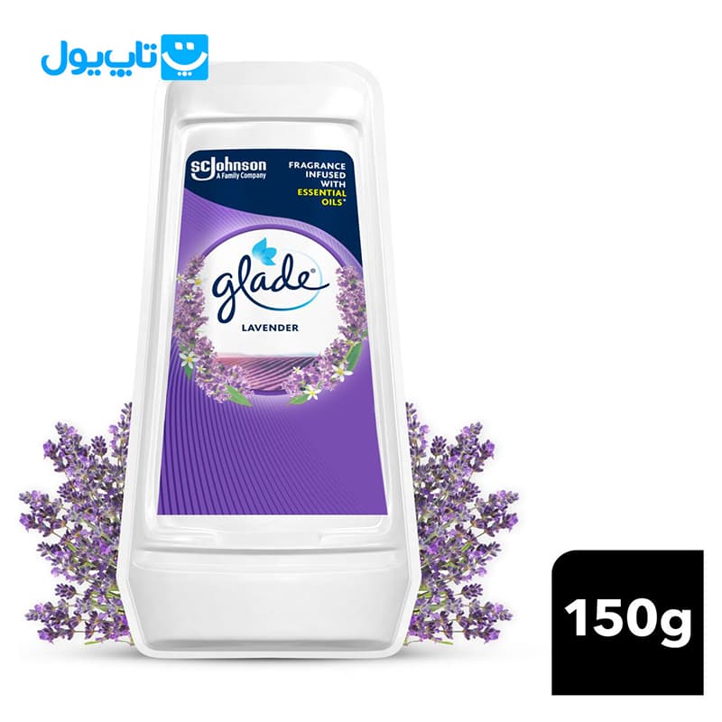 ژل خوشبوکننده هوا گلید Glade رایحه اسطوخودوس Lavender وزن 150 گرم — تصویر ۲