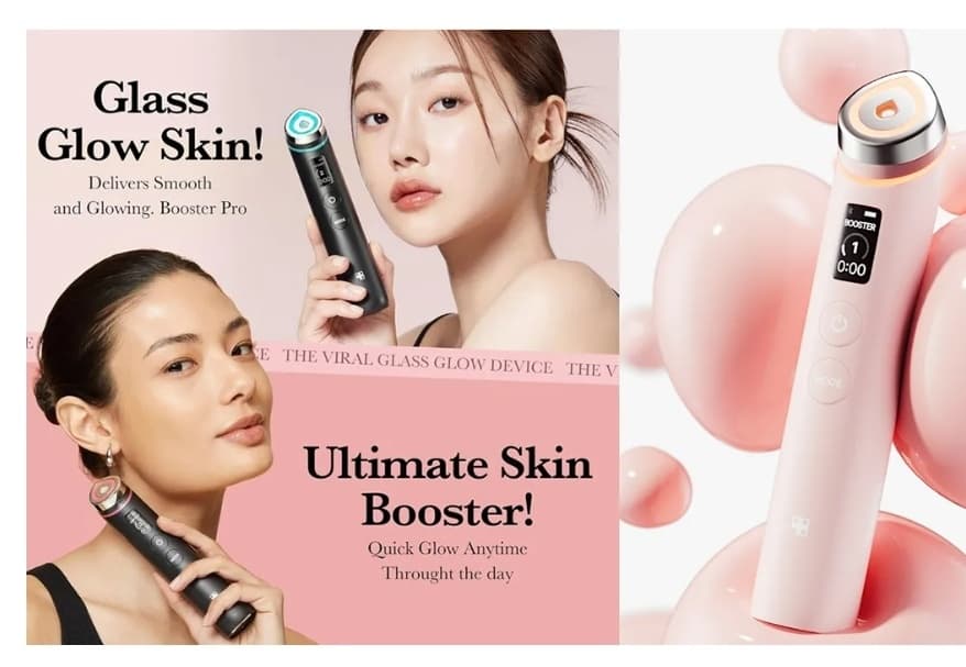 دستگاه جوانساز بوستر پرو مدی کیوب اصل کره ای صورتی و مشکی MEDICUBE AGE-R BOOSTER PRO — تصویر ۵