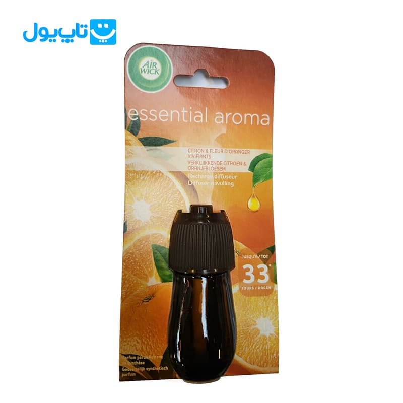 یدک خوشبوکننده هوا ایر ویک Air Wick رایحه لیمو و شکوفه پرتقال حجم 15 میلی‌لیتر — تصویر ۲