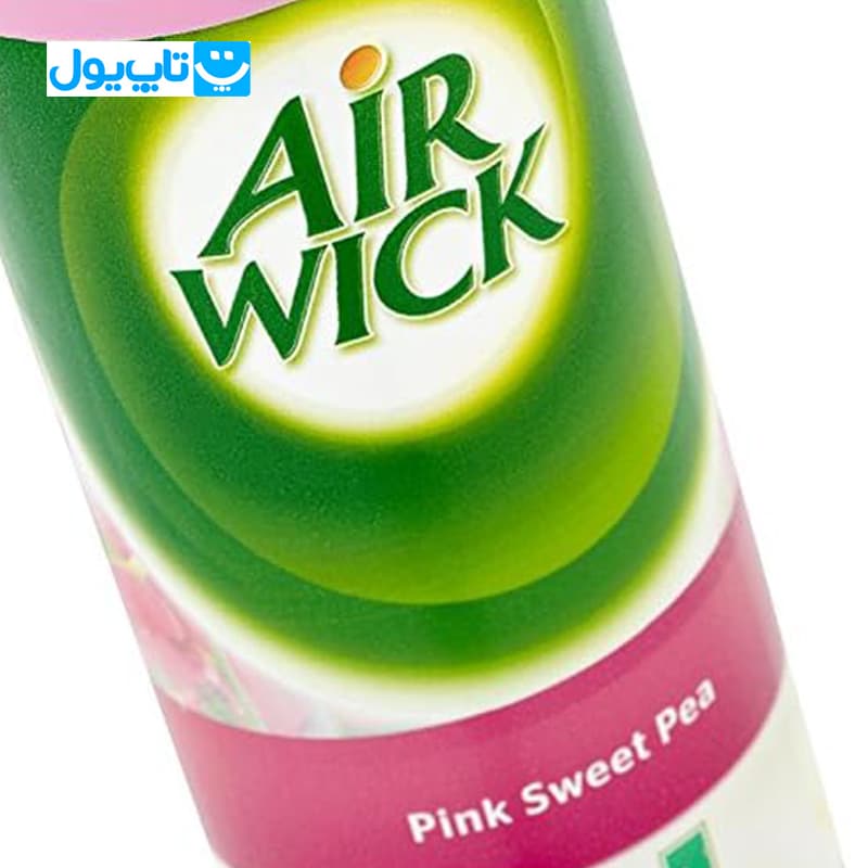 اسپری خوشبو کننده هوا ایر ویک Air Wick رایحه گل نخودی صورتی حجم 300 میلیلیتر — تصویر ۳