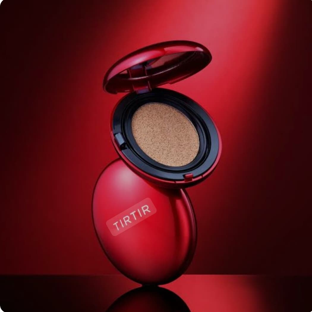 کوشن قرمز تیر تیر رنگ بندی کامل | TIRTIR Mask Fit Red Cushion Foundation – 21N Ivory(اورجینال) — تصویر ۲