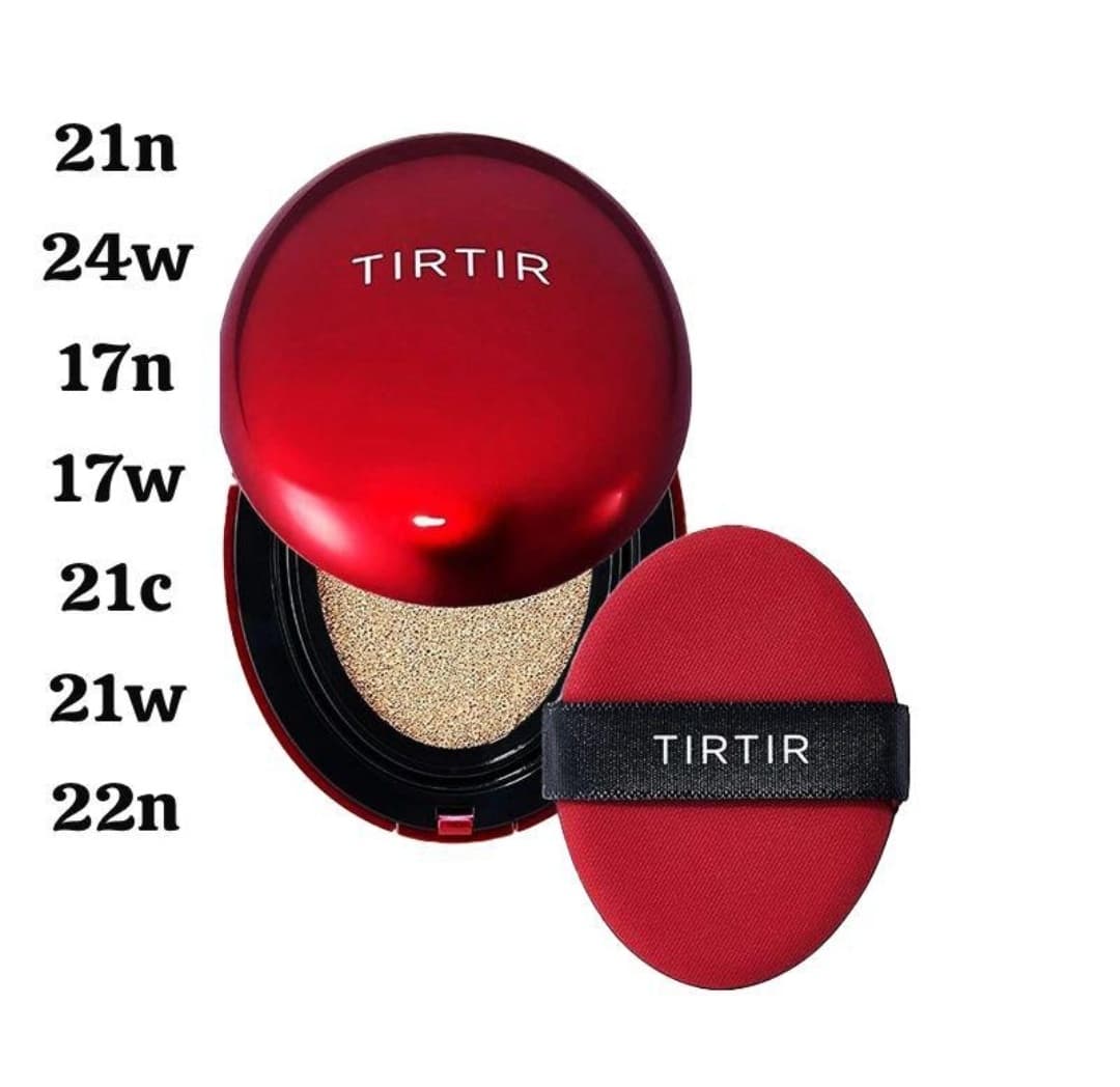 کوشن قرمز تیر تیر رنگ بندی کامل | TIRTIR Mask Fit Red Cushion Foundation – 21N Ivory(اورجینال) — تصویر ۸