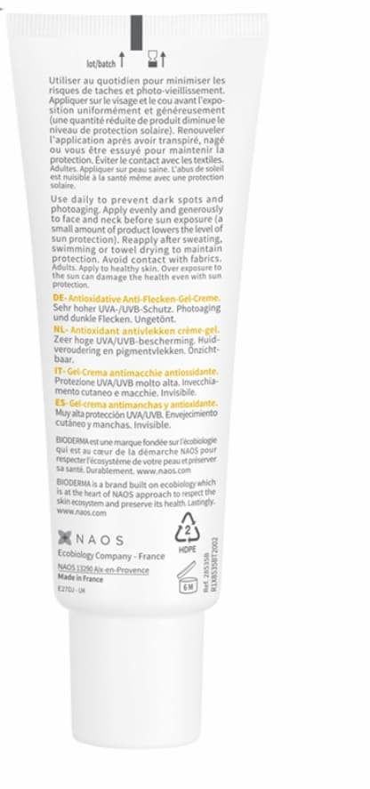 ضد آفتاب ضد لک بی رنگ فتودرم اسپات بایودرما Bioderma Photoderm Spot Age SPF 50 — تصویر ۳