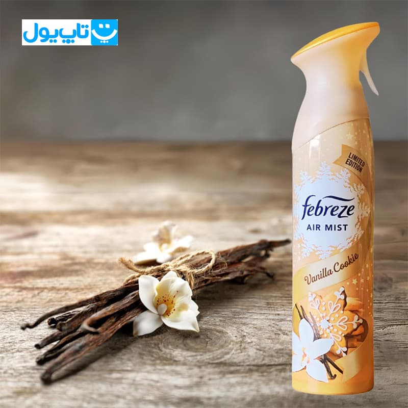 اسپری خوشبوکننده هوا فبرز Febreze رایحه شیرینی وانیلی حجم 185 میلی‌لیتر — تصویر ۴