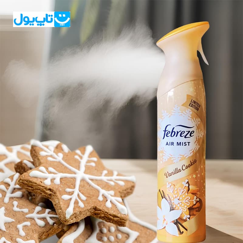 اسپری خوشبوکننده هوا فبرز Febreze رایحه شیرینی وانیلی حجم 185 میلی‌لیتر — تصویر ۵