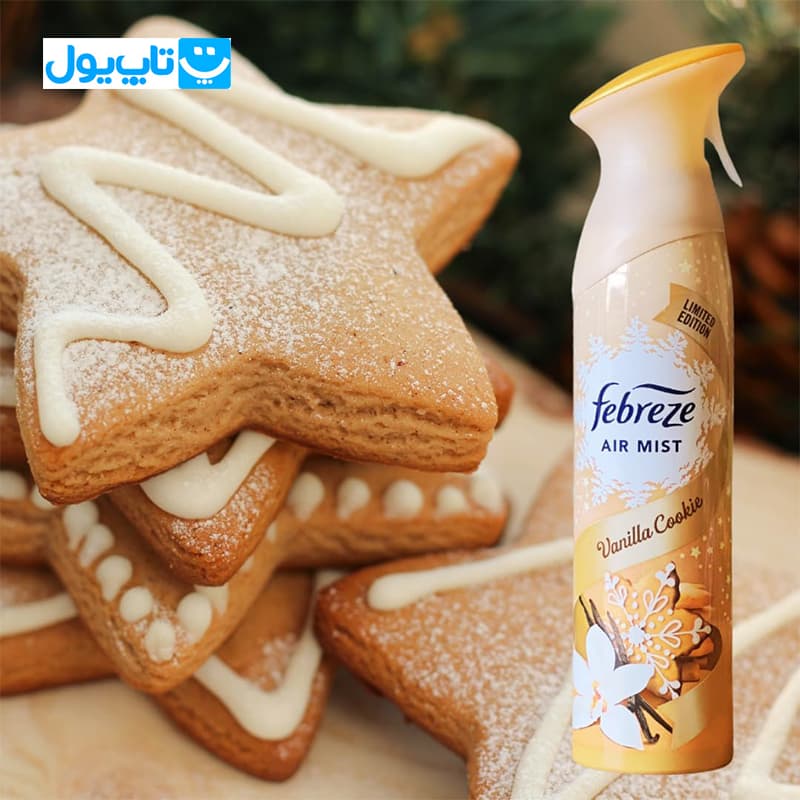 اسپری خوشبوکننده هوا فبرز Febreze رایحه شیرینی وانیلی حجم 185 میلی‌لیتر — تصویر ۳