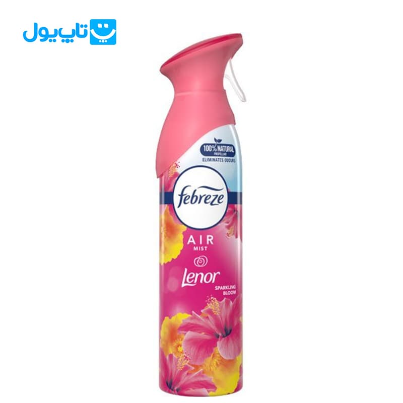 اسپری خوشبوکننده هوا فبرز Febreze رایحه شکوفه‌های درخشان حجم 300 میلی‌لیتر
