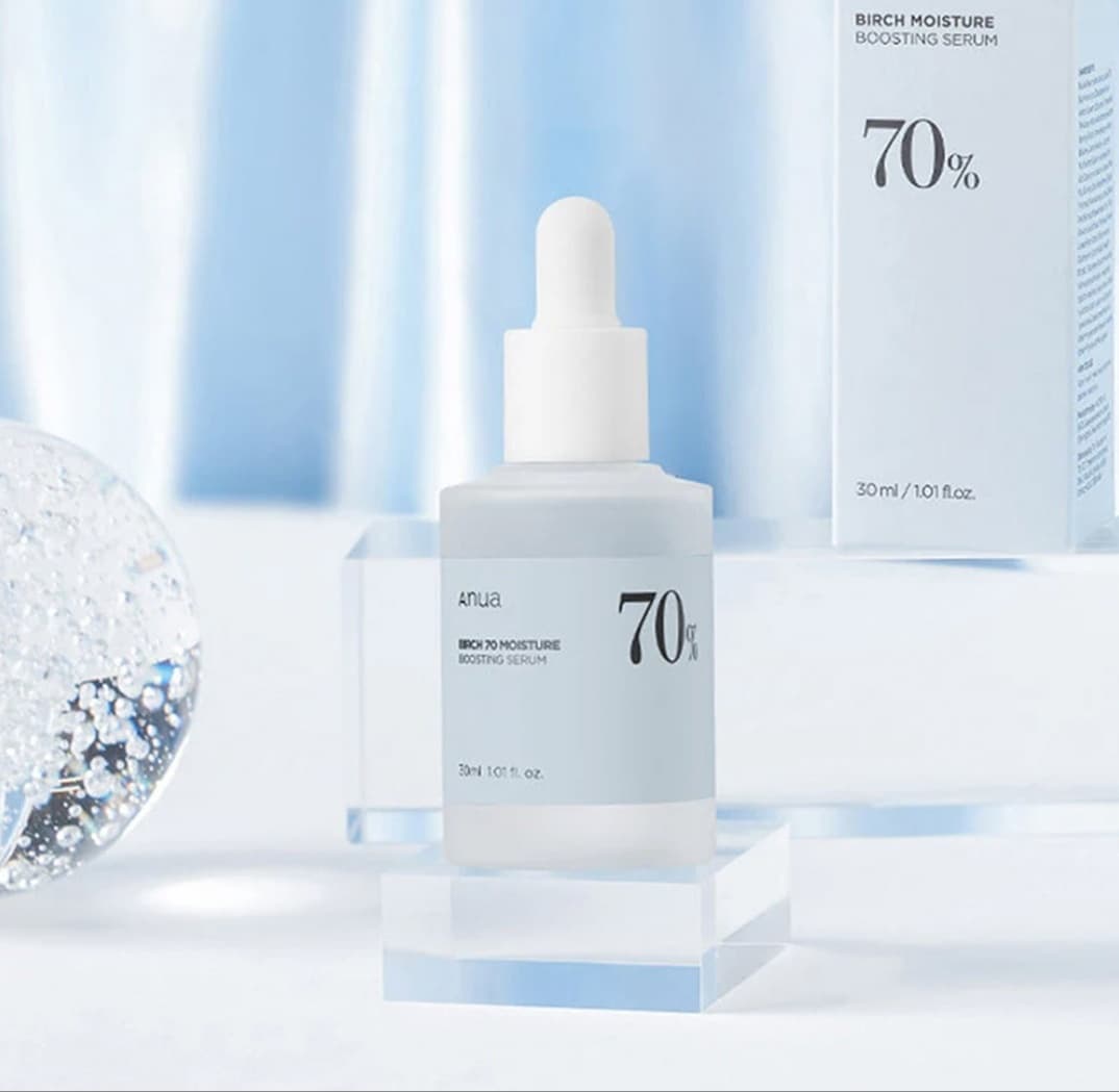 آنوا بریچ سرم آبرسان 70% بیرچ / Anua Birch Moisture Boosting Serum 30ml — تصویر ۳