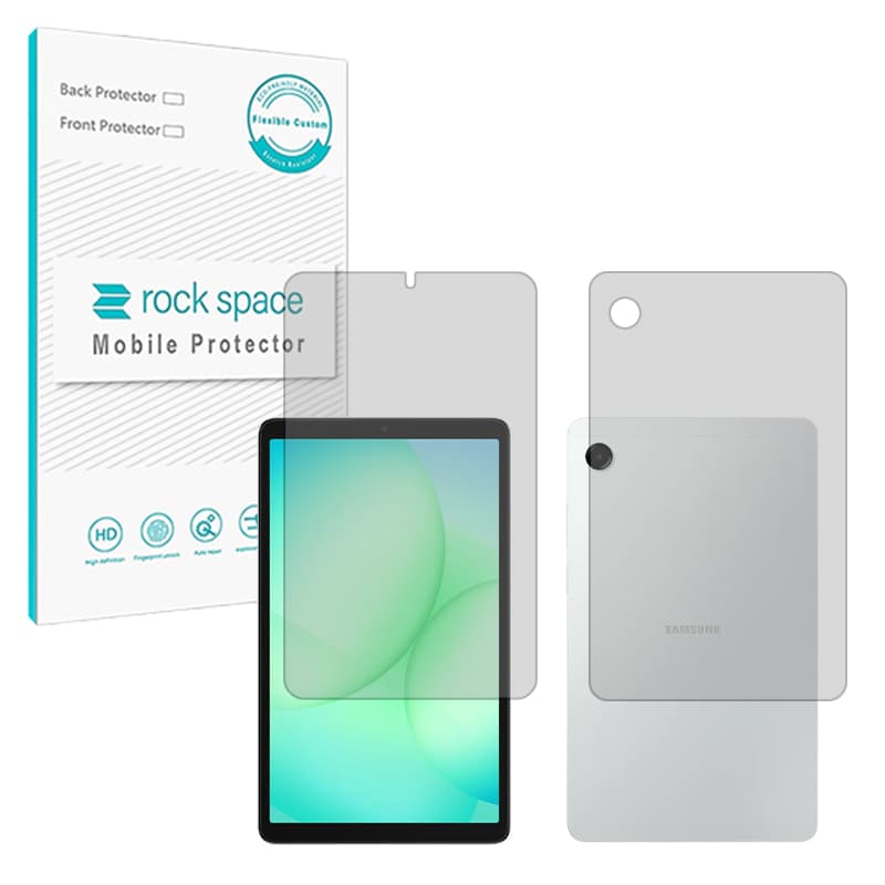 گلس صفحه نمایش و پشت تبلت سامسونگ Galaxy Tab A11 مدل نانو هیدروژل مات برند راک اسپیس