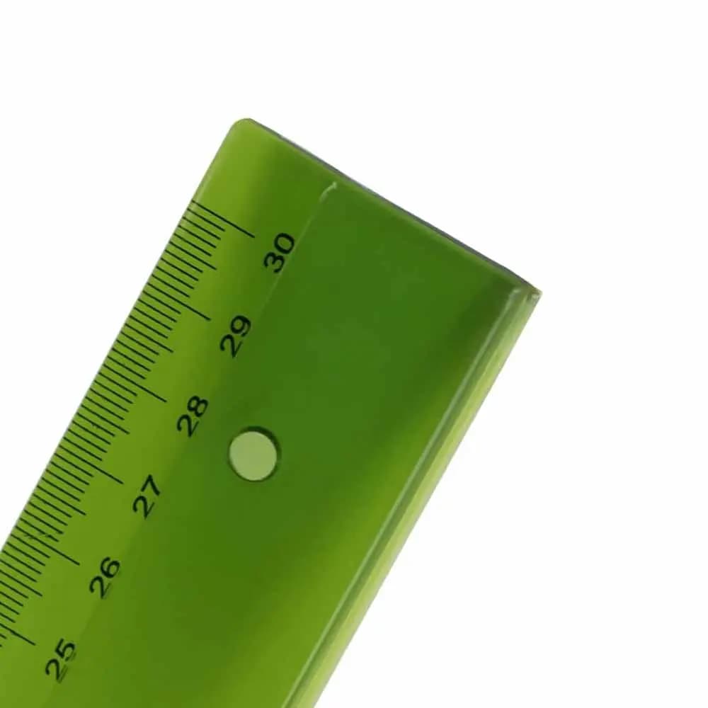 خط کش پلاستیکی لبه راپید خور 30 سانت تیبل TABLE — تصویر ۲