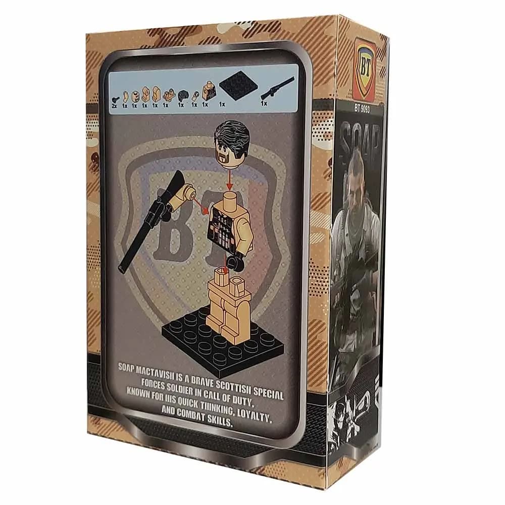 لگو 12 تکه کال آف دیوتی CALL of DUTY شخصیت SOAP کد BT-9093 — تصویر ۲