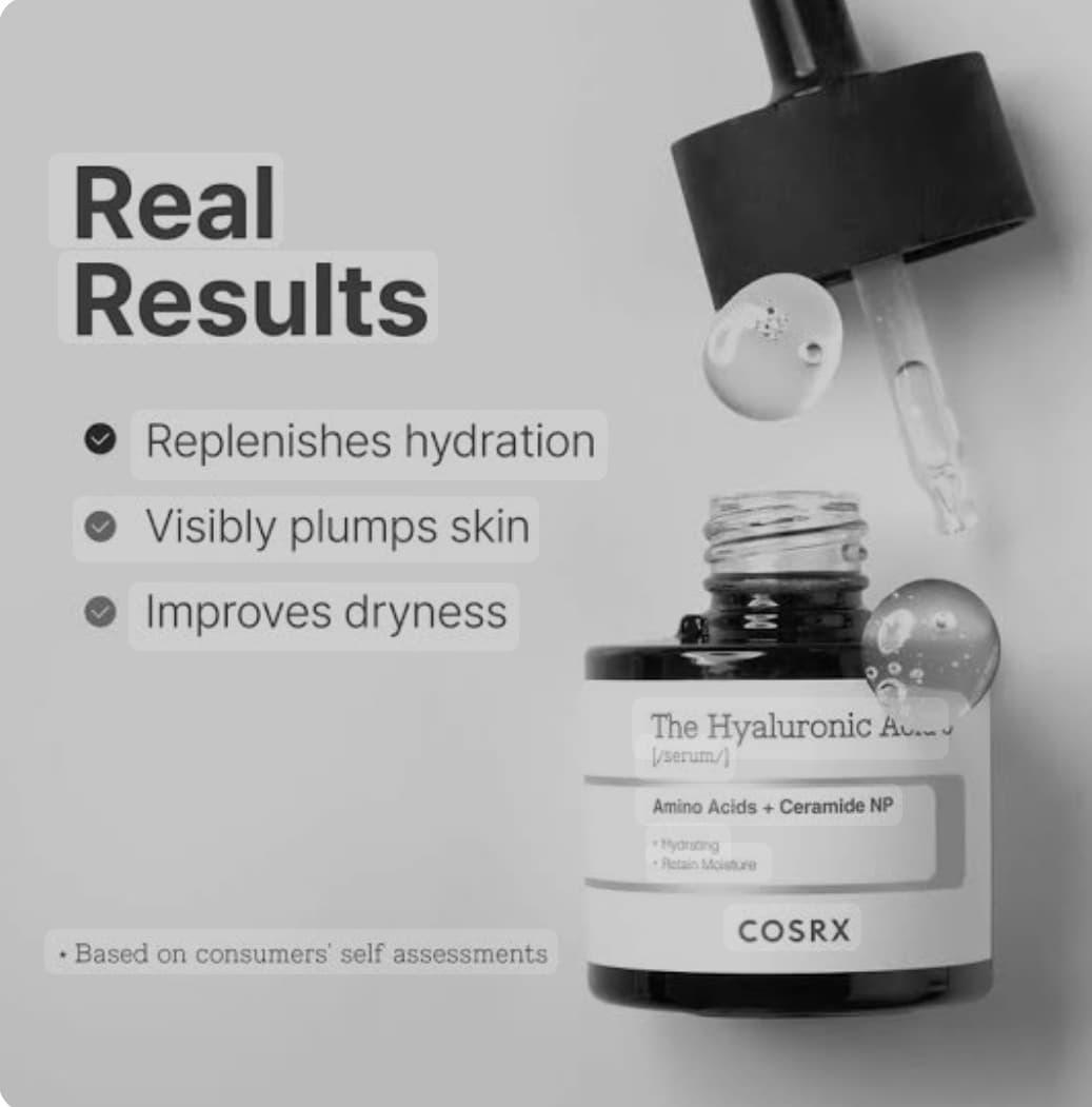 سرم آبرسان هیالورونیک اسید 3 کوزارکس Cosrx The Hyaluronic Acid 3 Serum 20ml — تصویر ۳