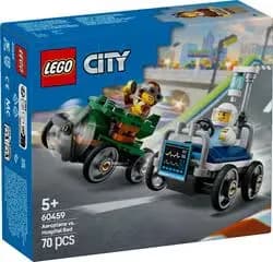 لگو مدل 60459 ماشین مسابقه ای هواپیما و آمبولانس LEGO Airplane vs. Hospital Bed Race Car Pack — تصویر ۲