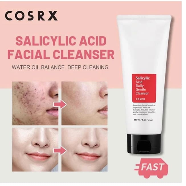ژل شستشوی سالیسیلیک اسید کوزارکس COSRX Salicylic acid Daily cleanser COSRX Salicylic acid Daily Gentle cleanser — تصویر ۷