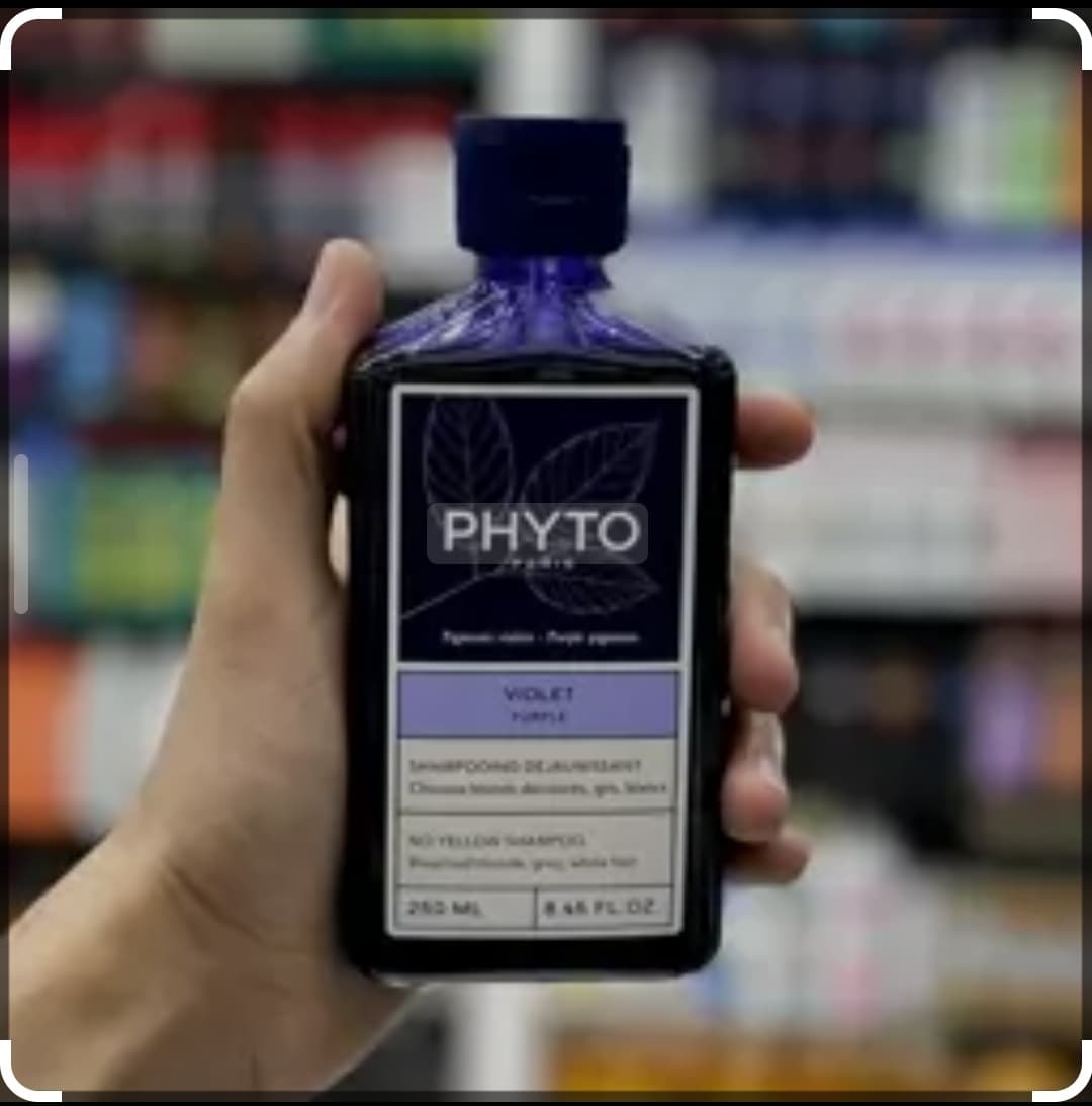 شامپو ضد زردی رنگ مو فیتو مدل ویولت Phyto Violet — تصویر ۳