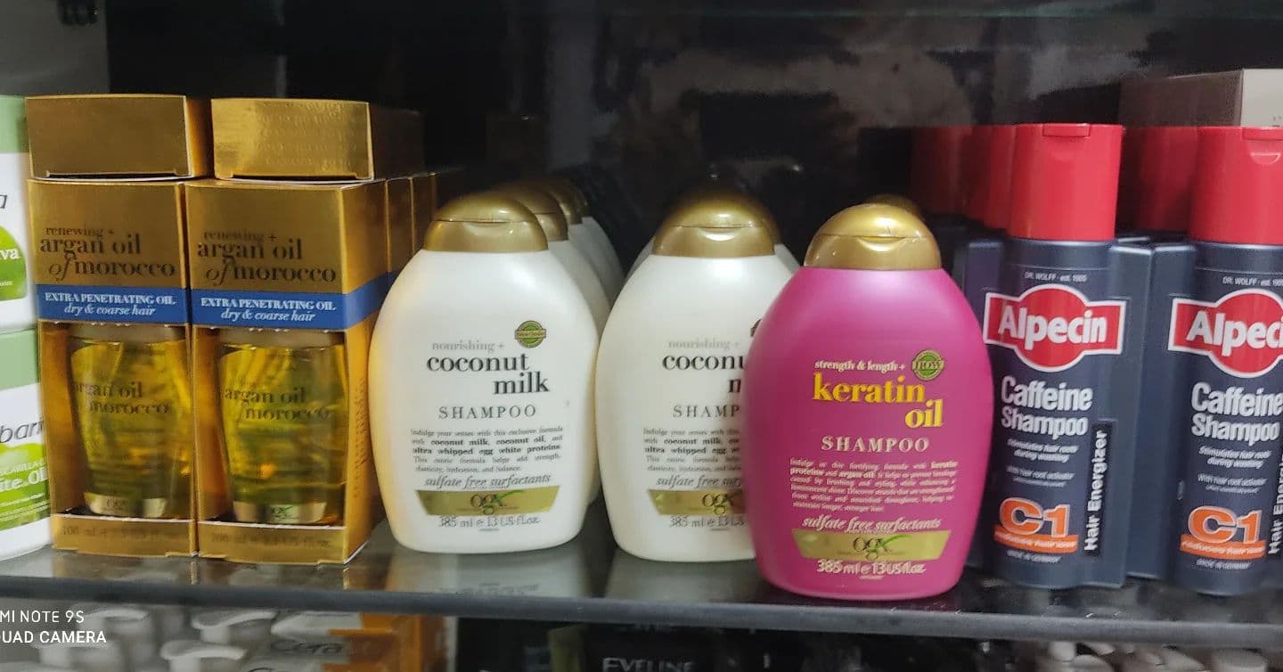 شامپو KERATIN OIL فاقد سولفات او جی ایکس OGX OGX STRENGTH & LENGTH KERATIN OIL SHAMPOO