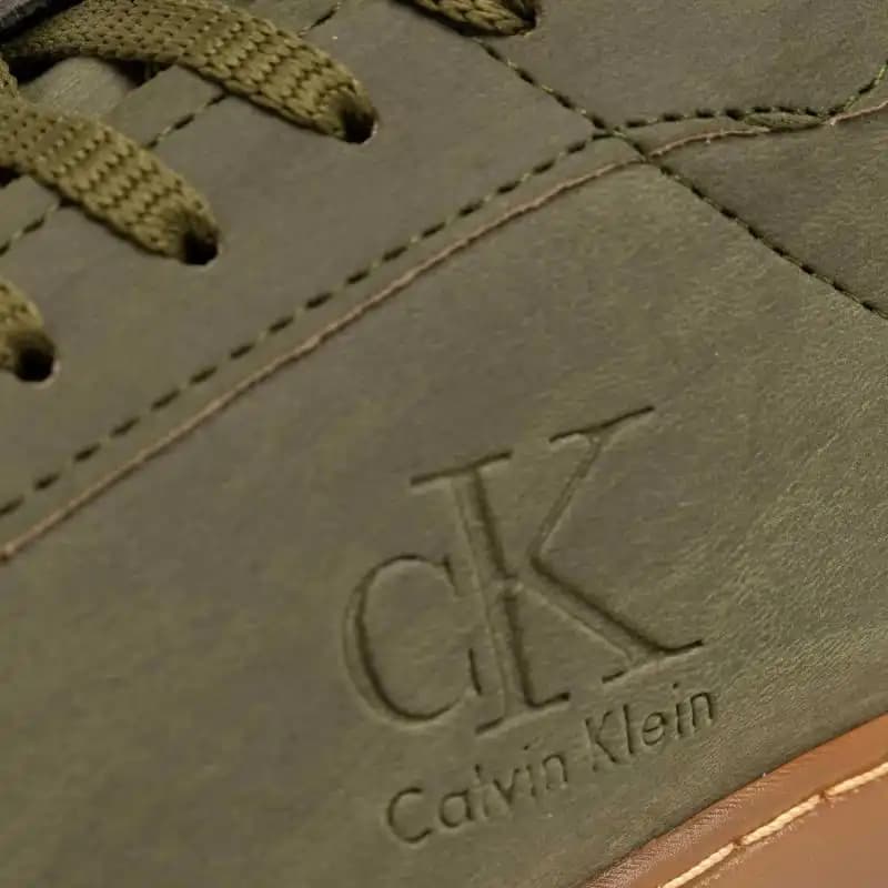 کفش مردانه روزمره چرم مصنوعی سبز Calvin Klein — تصویر ۸