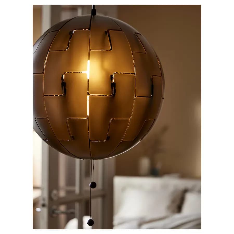چراغ آویز ایکیا مدل IKEA PS 2014 مشکی/ قطر ۳۵ سانتیمتر — تصویر ۳
