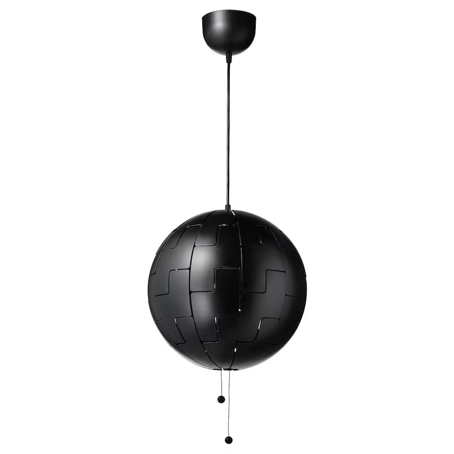 چراغ آویز ایکیا مدل IKEA PS 2014 مشکی/ قطر ۳۵ سانتیمتر