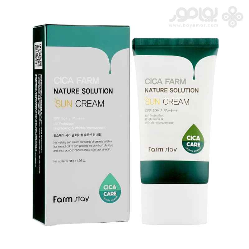 کرم ضد آفتاب سیکا فارم استی مدل NATURE SOLUTION — تصویر ۳