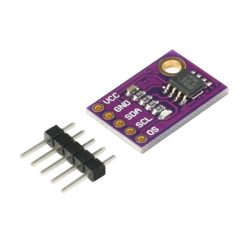 ماژول سنسور دمای LM75 دارای پروتکل I2C
