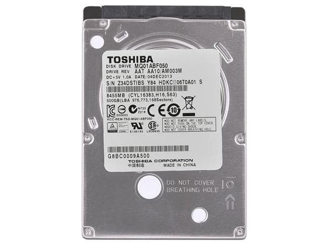 هارد دیسک اینترنال 2.5 اینچی توشیبا مدل MQ01ABF050 500 گیگابایت
