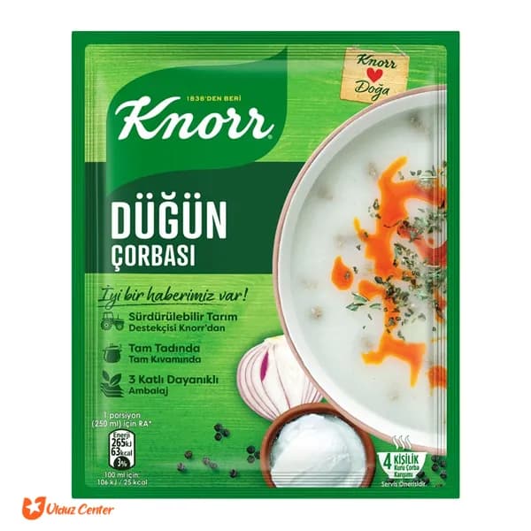 سوپ آماده ی کنور DUGUN با طعم پیاز و خامه 72 گرم