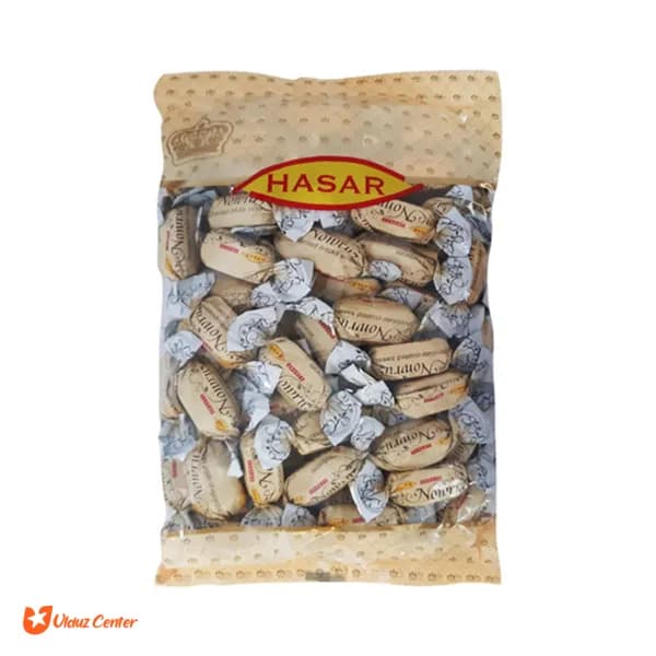 شکلات پذیرایی عسلی Hasar مدل نوروز با روکش شکلاتی وزن 1 کیلو