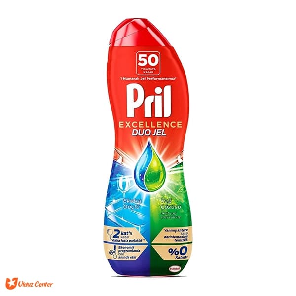 ژل ماشین ظرفشویی پریل دوفاز excellence حجم 900 میل