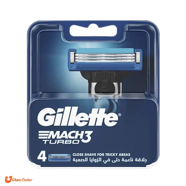 تیغ یدک ژیلت Mach 3 Turbo بسته 4 عددی