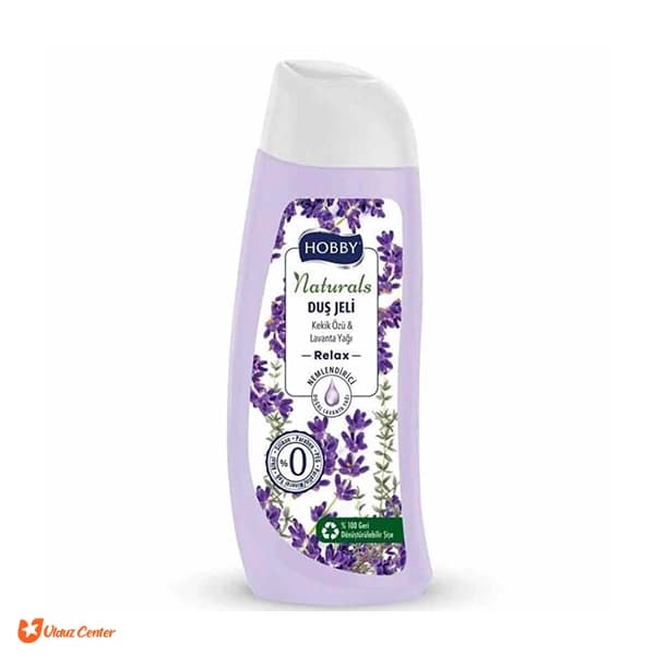 شامپو بدن هوبی مدل relax حاوی عصاره آویشن و روغن اسطوخودوس 500 میل