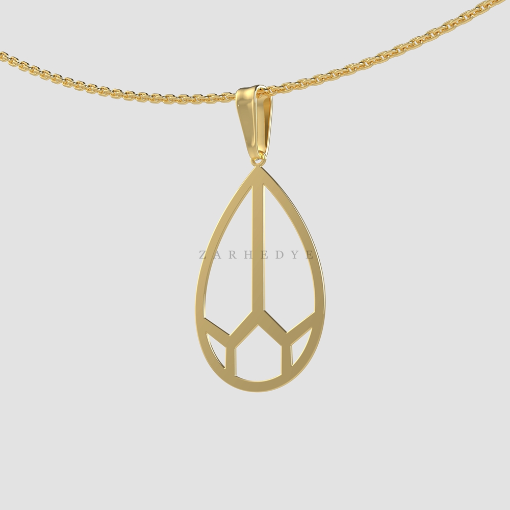 آویز طلا اشک کد 01