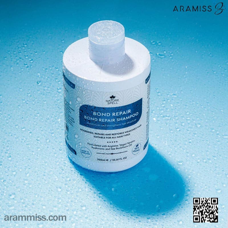 شامپو ترمیم کننده موهای رنگ شده و آسیب دیده نیچر اسپل — تصویر ۲