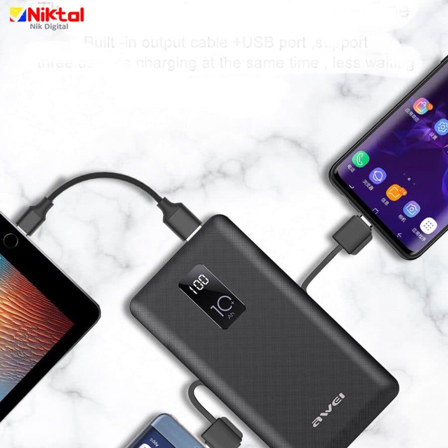 پاور بانک 10000mAh اوی مدل P8K — تصویر ۲