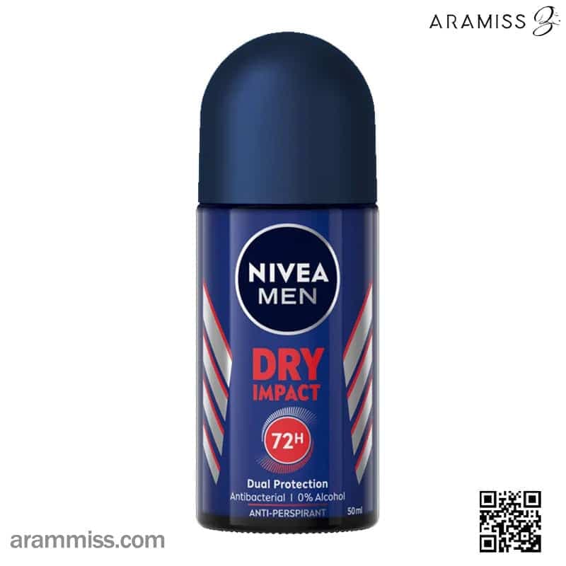 مام رولی مردانه درای امپکت نيوا Nivea Dry impact deodorant