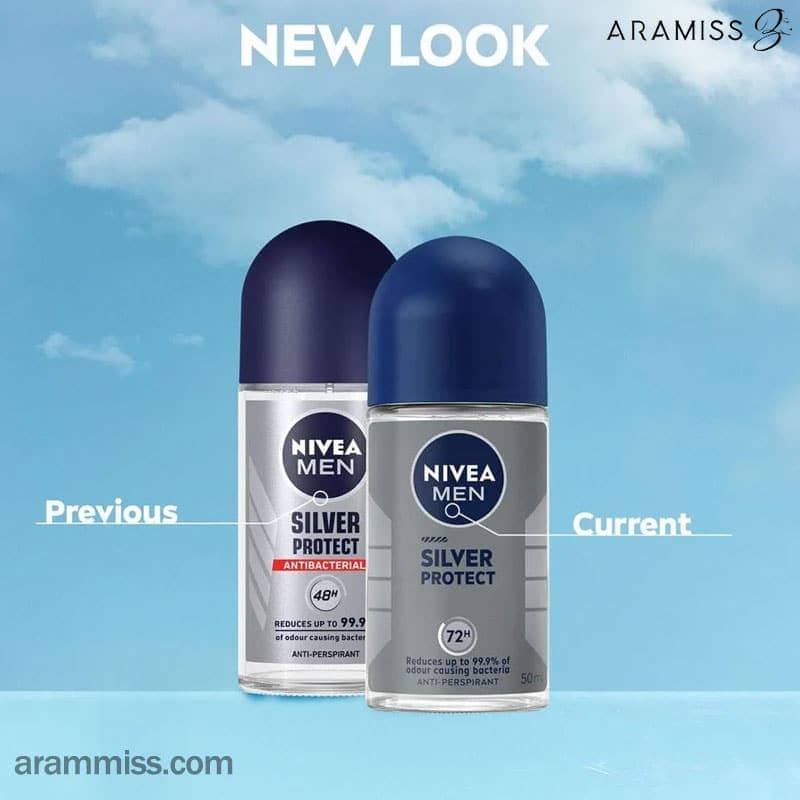 مام رولی مردانه سیلور پروتکت نيوا Nivea Silver Protect — تصویر ۲