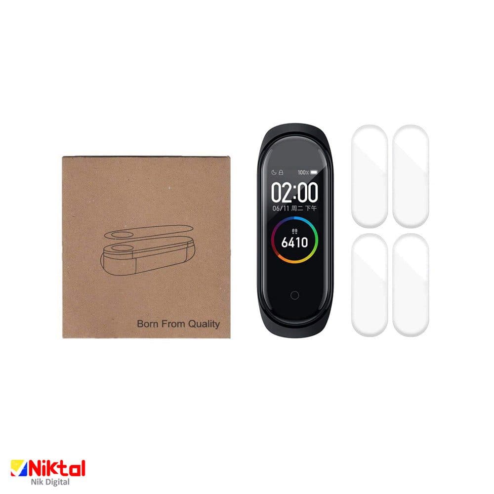 گلس محافظ ساعت شیائومی مدل Mi Band 4 — تصویر ۴