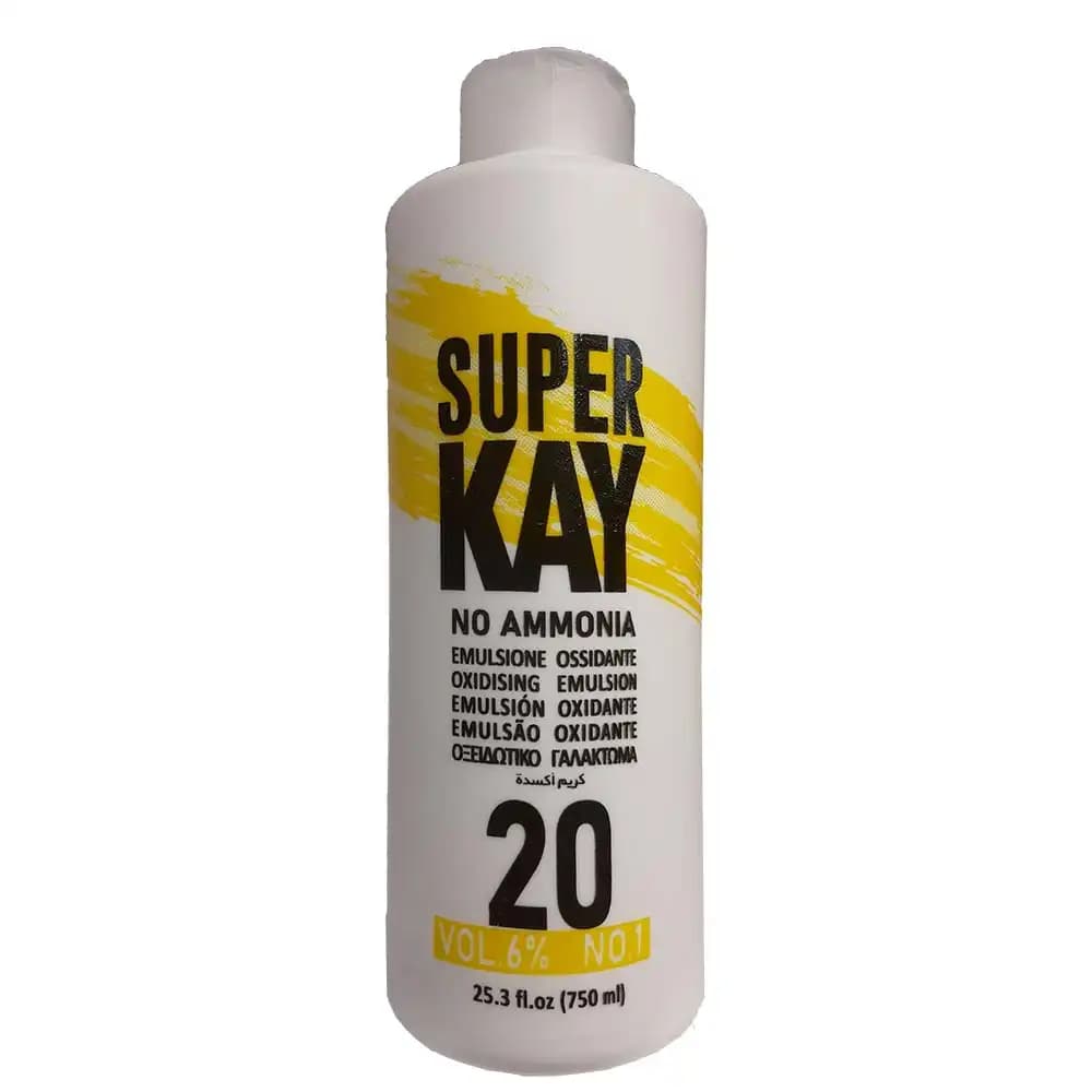 کرم اکسیدان سوپرکی SUPERKAY نمره 1 – 6 درصد بدون آمونیاک حجم 750 میلی لیتر