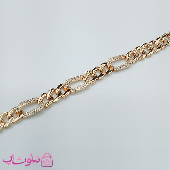 دستبند زنانه ژوپینگ مدل Figaro کد 5491 — تصویر ۲
